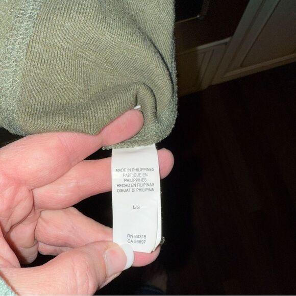 Lucky Brand Green Crewneck Sweater Casual Style - Picture 4 of 9